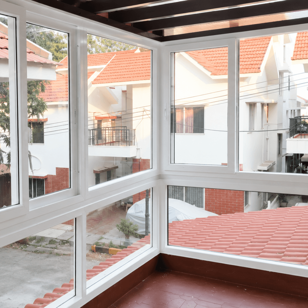 UPVC doors and windows installation Hosur home NVR Interiors